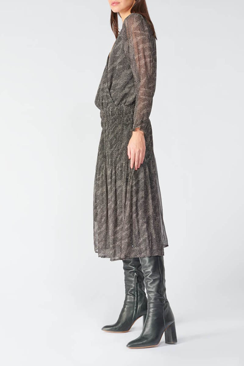 Animal print Bereni maxi dress