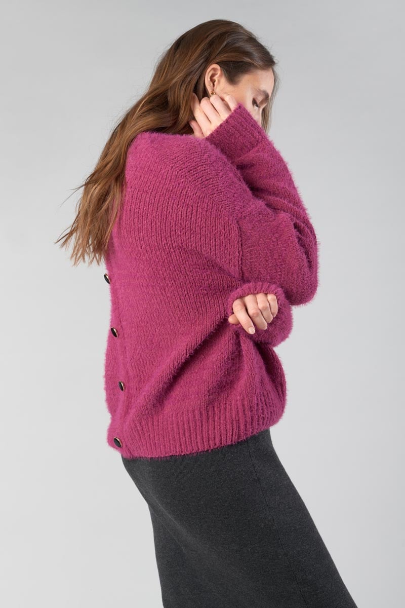 Raspberry Daisy jumper