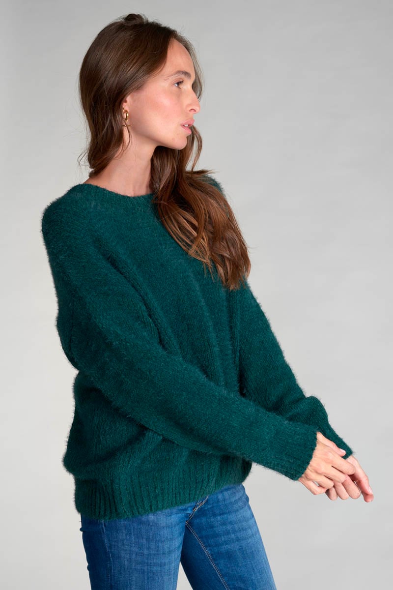 Bottle green Daisy jumper