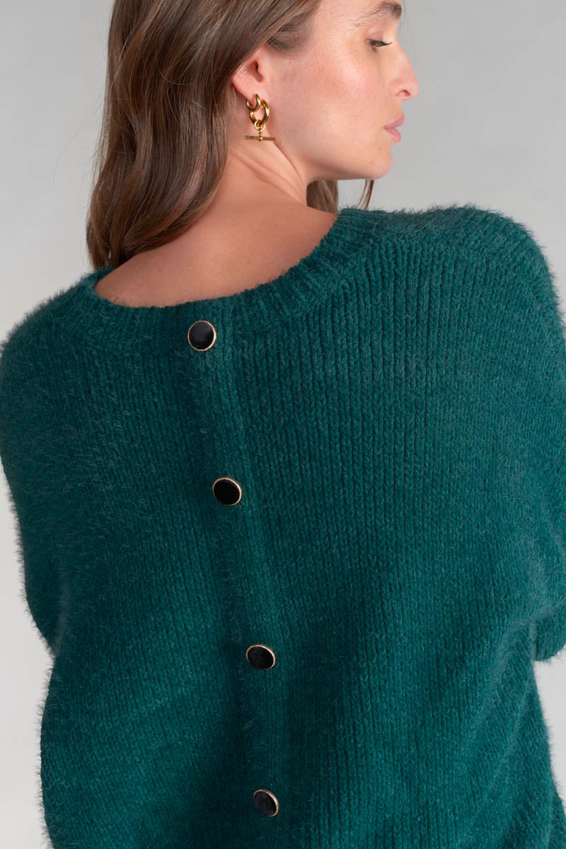 Bottle green Daisy jumper