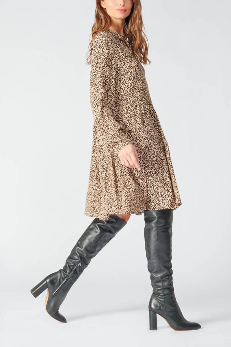 Leopard Elliott dress