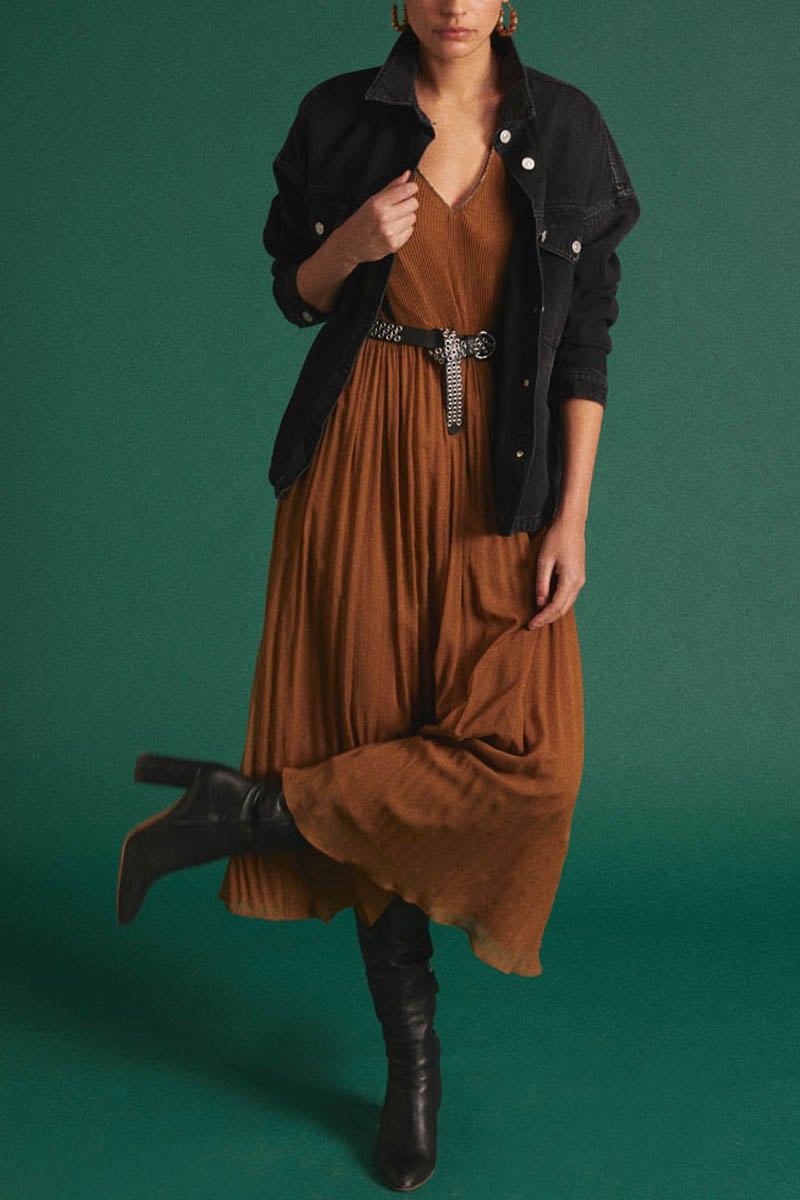 Caramel Toby maxi dress