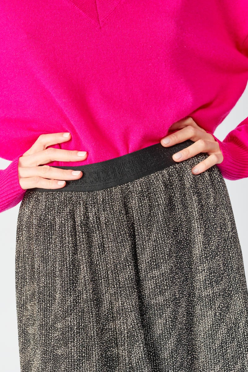 Long animal print Zoumba skirt