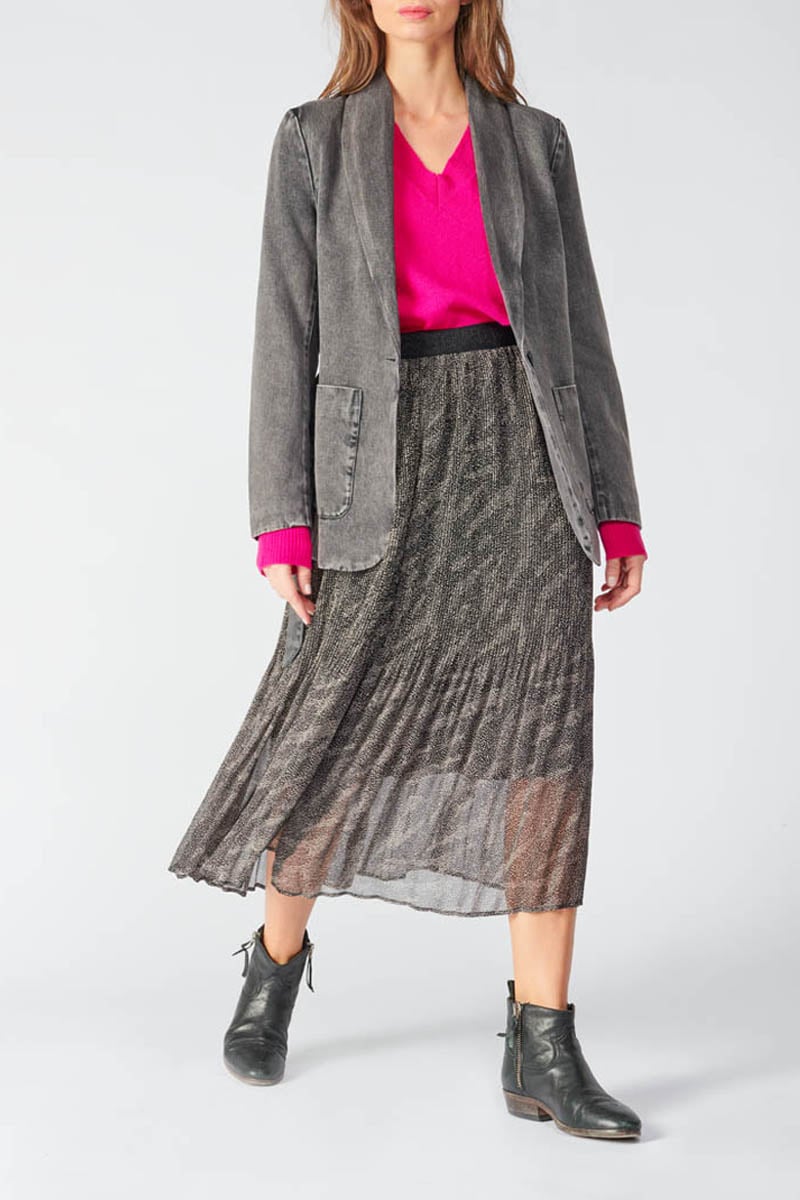 Long animal print Zoumba skirt