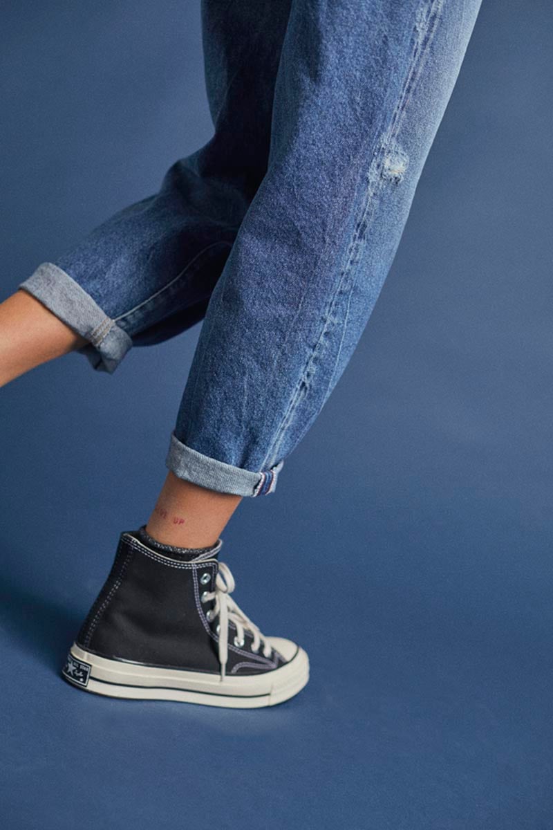 Jeans boyfit Cosa 7/8th destroy vintage blue N°4