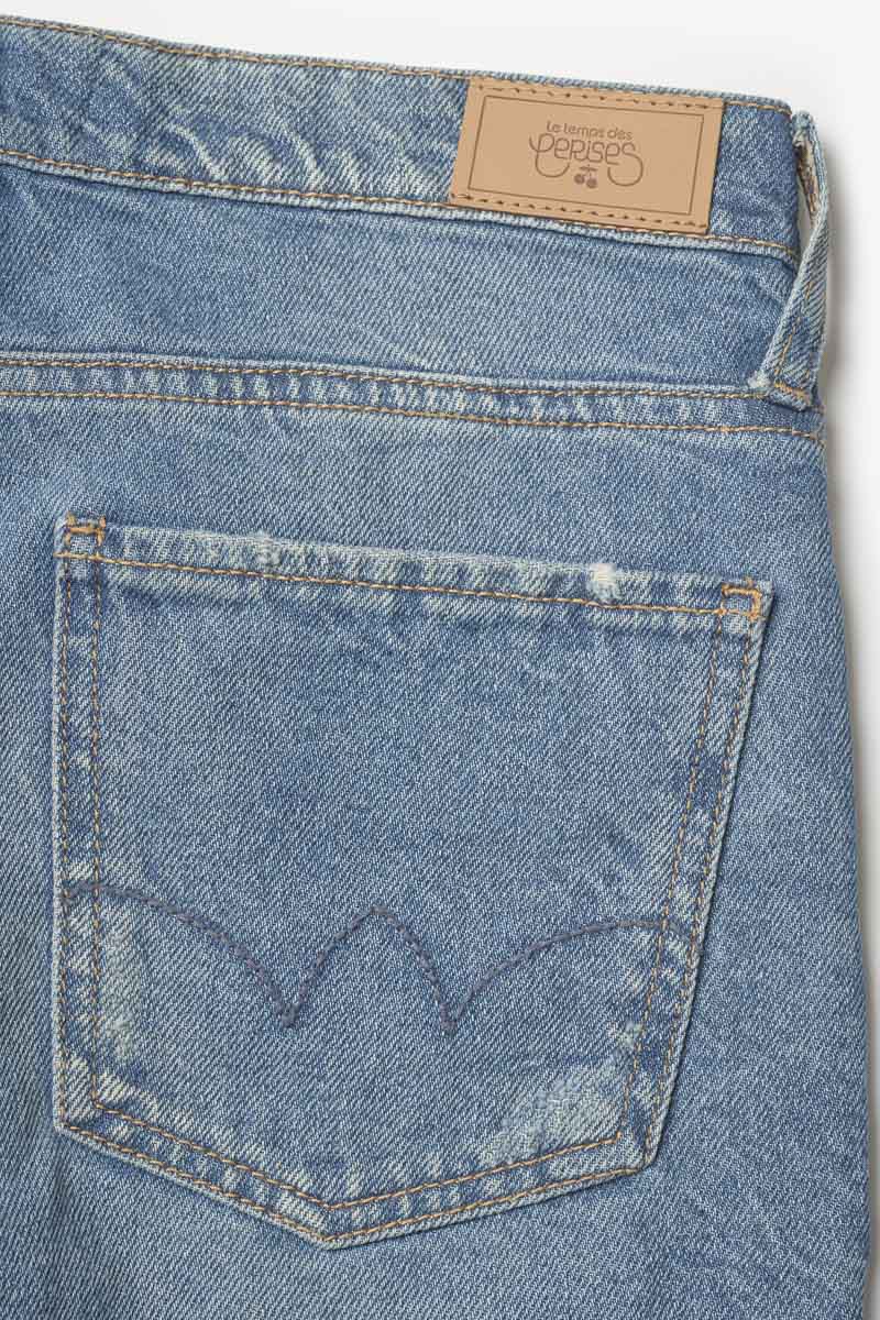Jeans boyfit Cosa 7/8th destroy vintage blue N°4