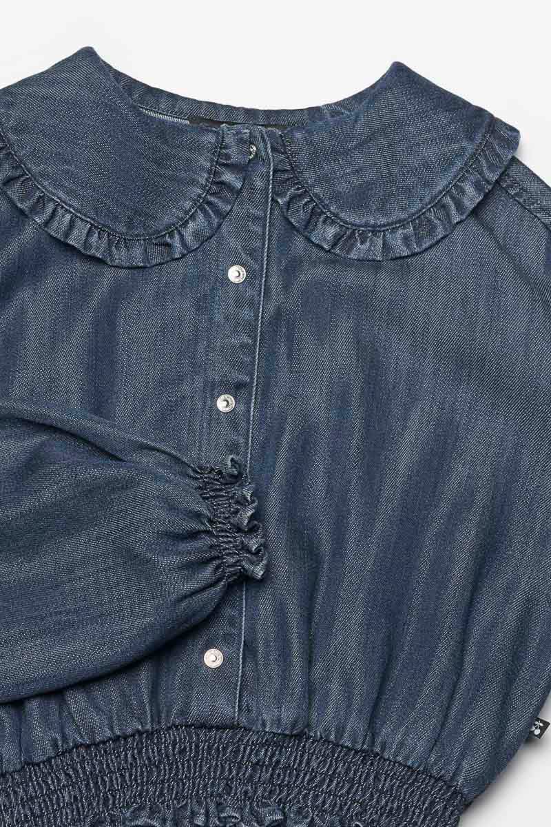 Blue tencel Macchigi blouse