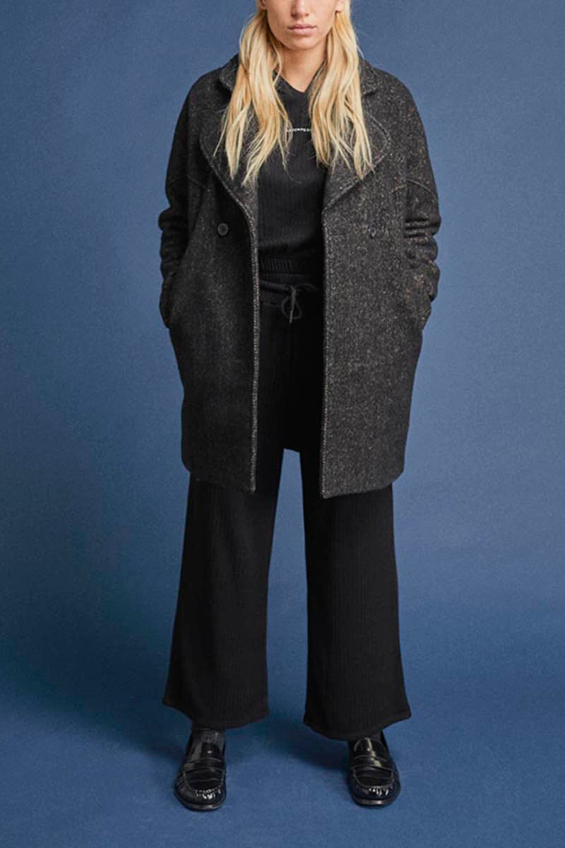 Brown herringbone Shawgi coat