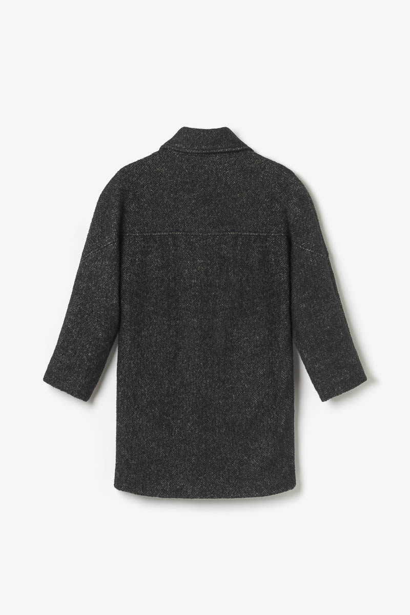 Brown herringbone Shawgi coat