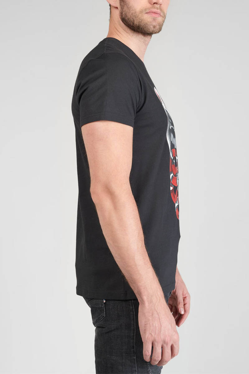 Printed black Velk t-shirt