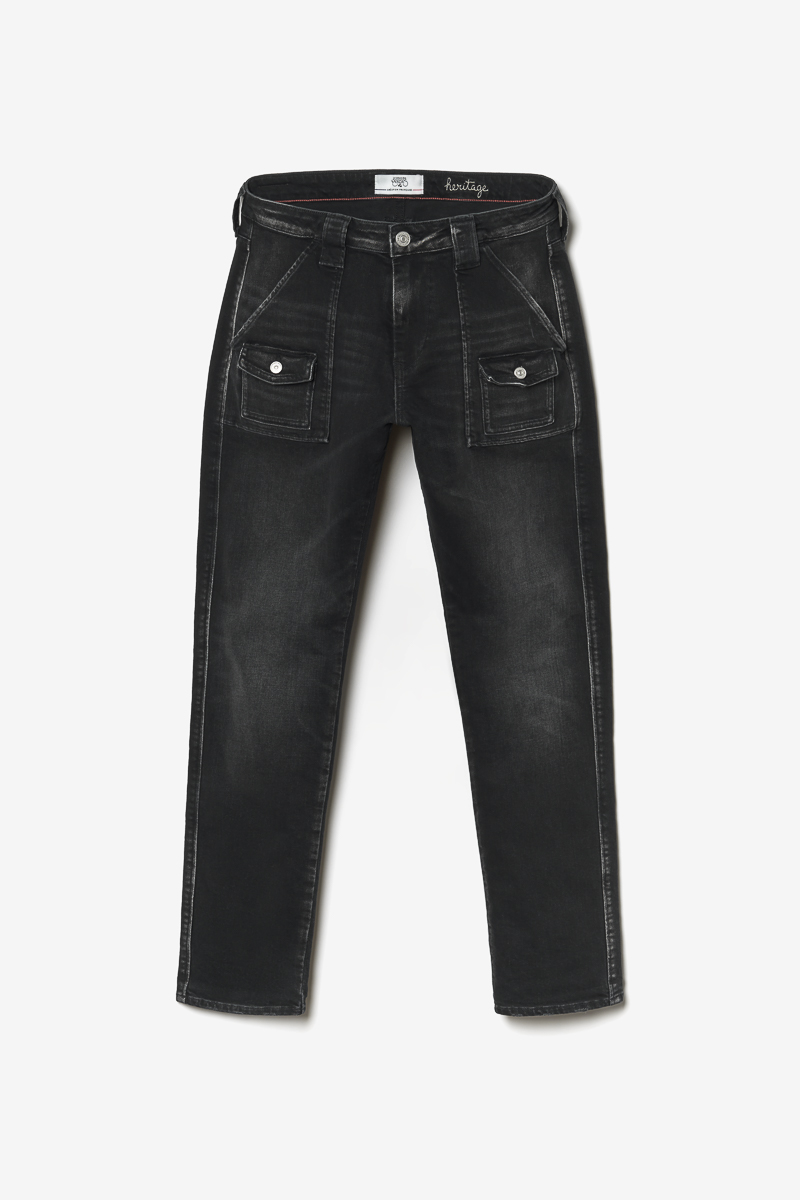 Jeans 200/43 boyfit Gini noir N°1
