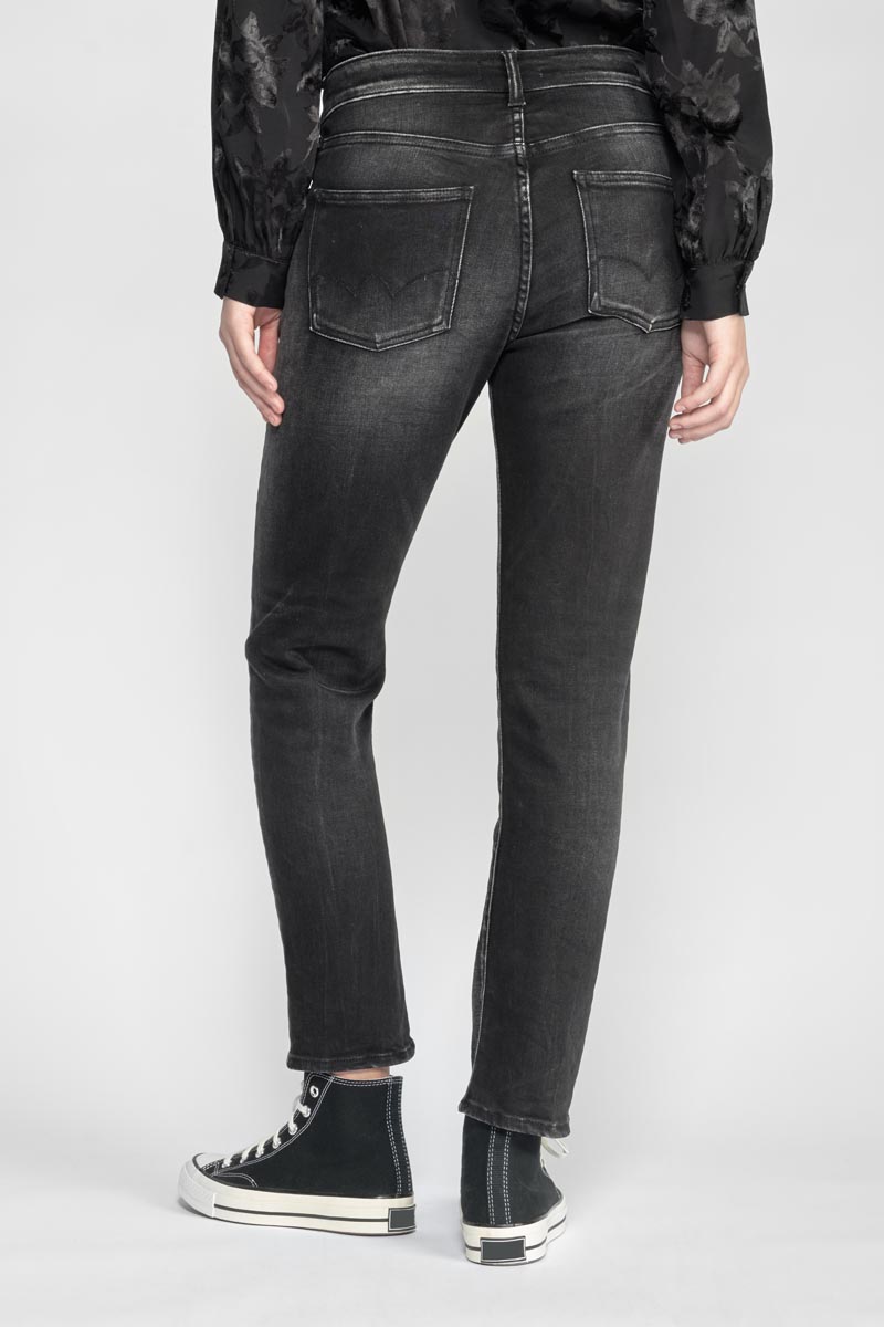 Jeans 400/17 mom Basic taille haute 7/8ème noir N°1