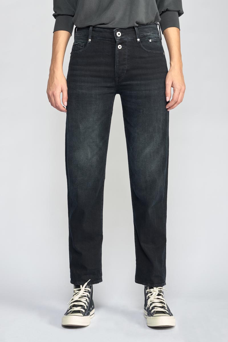 Jeans 400/18 mom Basic high waist 7/8th blue-black N°1