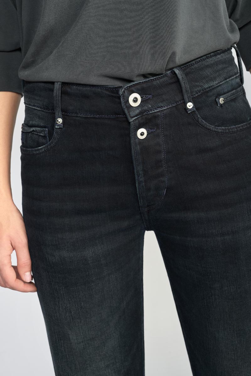 Jeans 400/18 mom Basic high waist 7/8th blue-black N°1