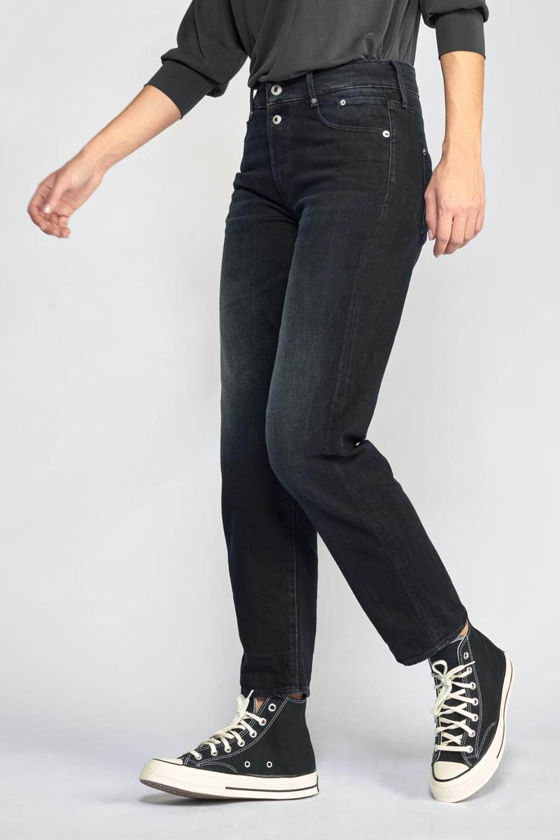 Jeans 400/18 mom Basic high waist 7/8th blue-black N°1