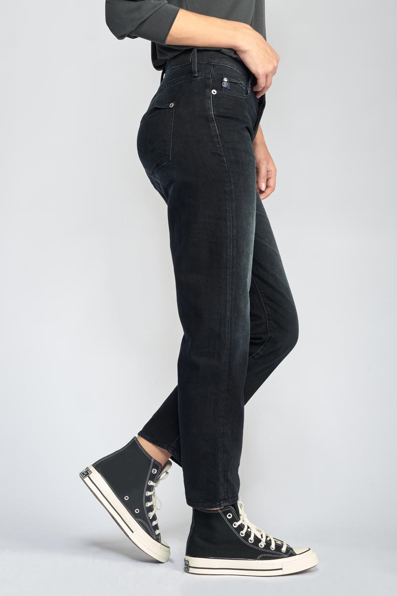 Jeans 400/18 mom Basic high waist 7/8th blue-black N°1
