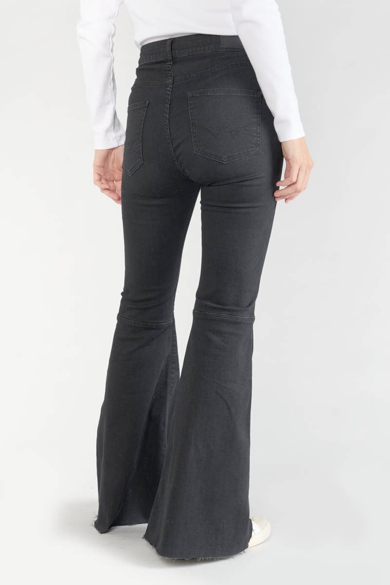 Jeans flare Alberta taille haute noir N°0