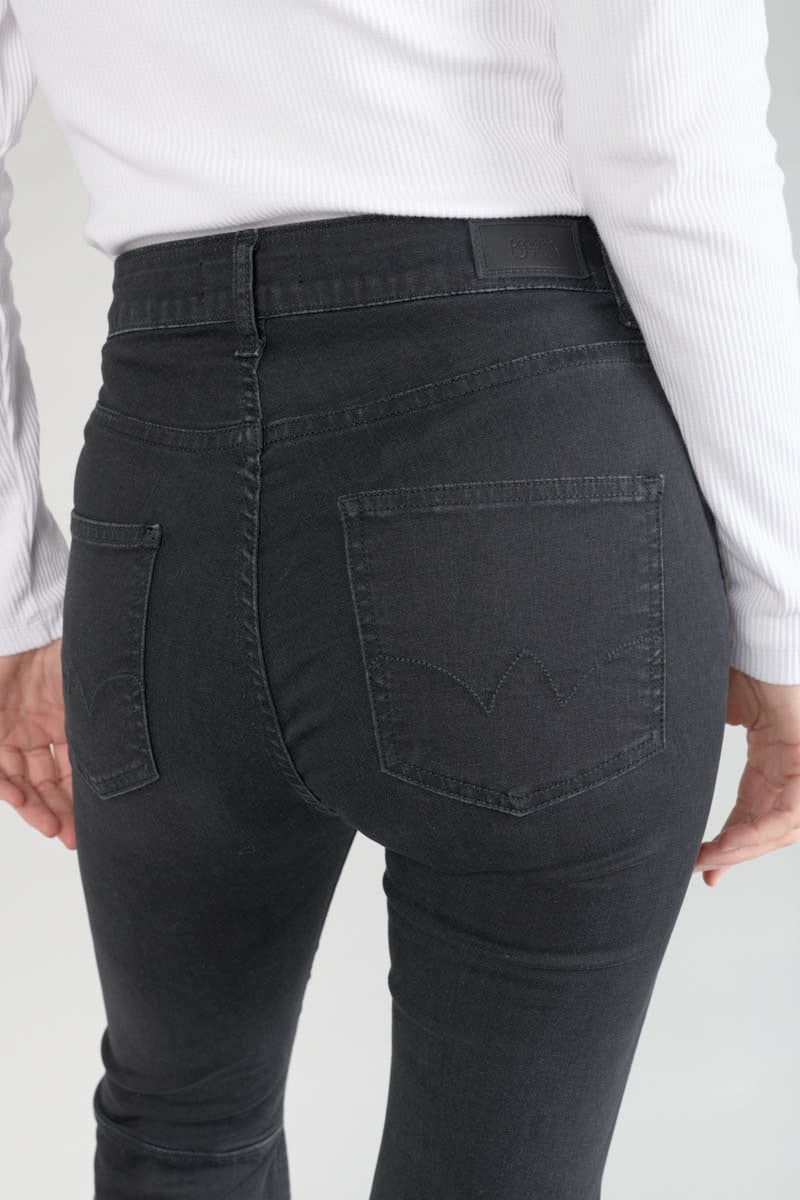 Jeans flare Alberta taille haute noir N°0