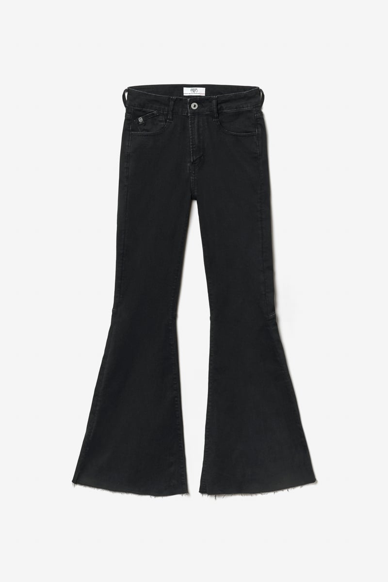 Jeans flare Alberta taille haute noir N°0