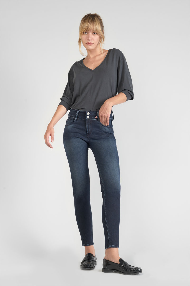 Jeans ultra pulp slim Gush high waist 7/8th blue-black N°1