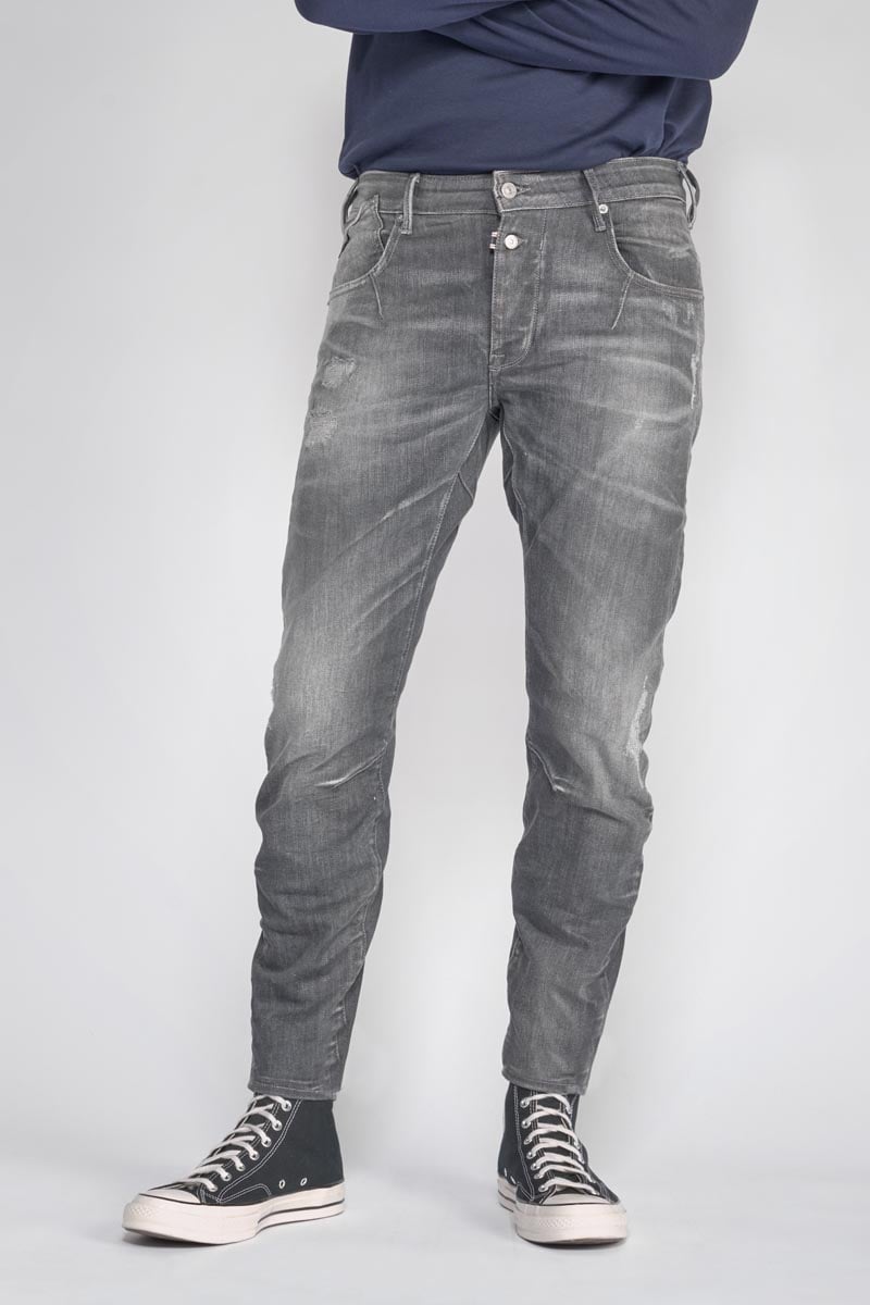 Jeans 900/03 tapered arqué Alost destroy gris N°1