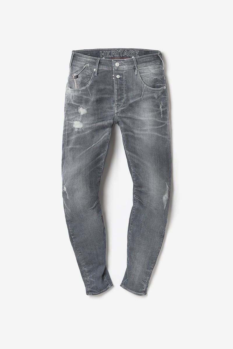 Jeans 900/03 tapered arqué Alost destroy gris N°1