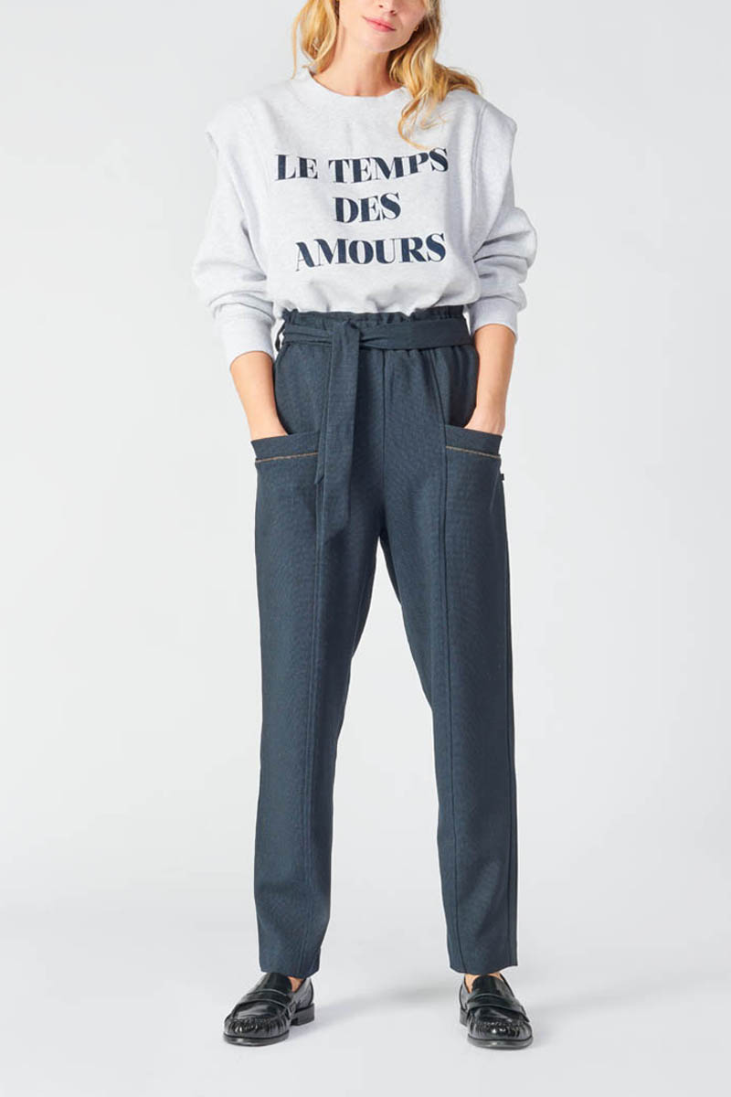 Pantalon Beverly bleu marine