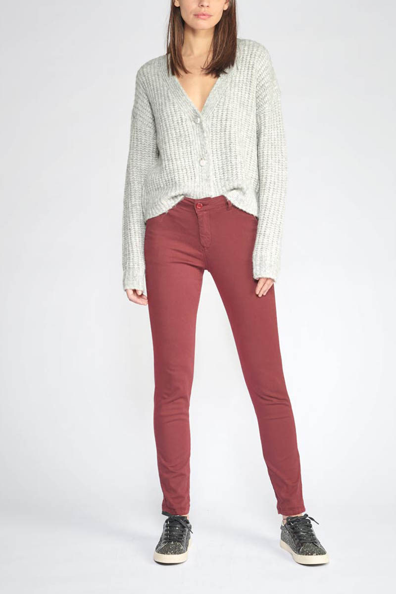 Burgundy Dyli2 trousers