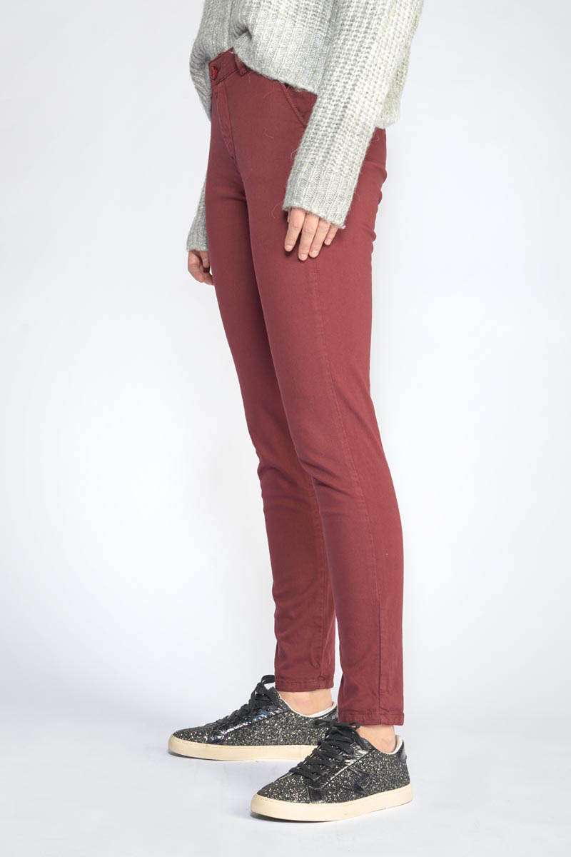 Burgundy Dyli2 trousers