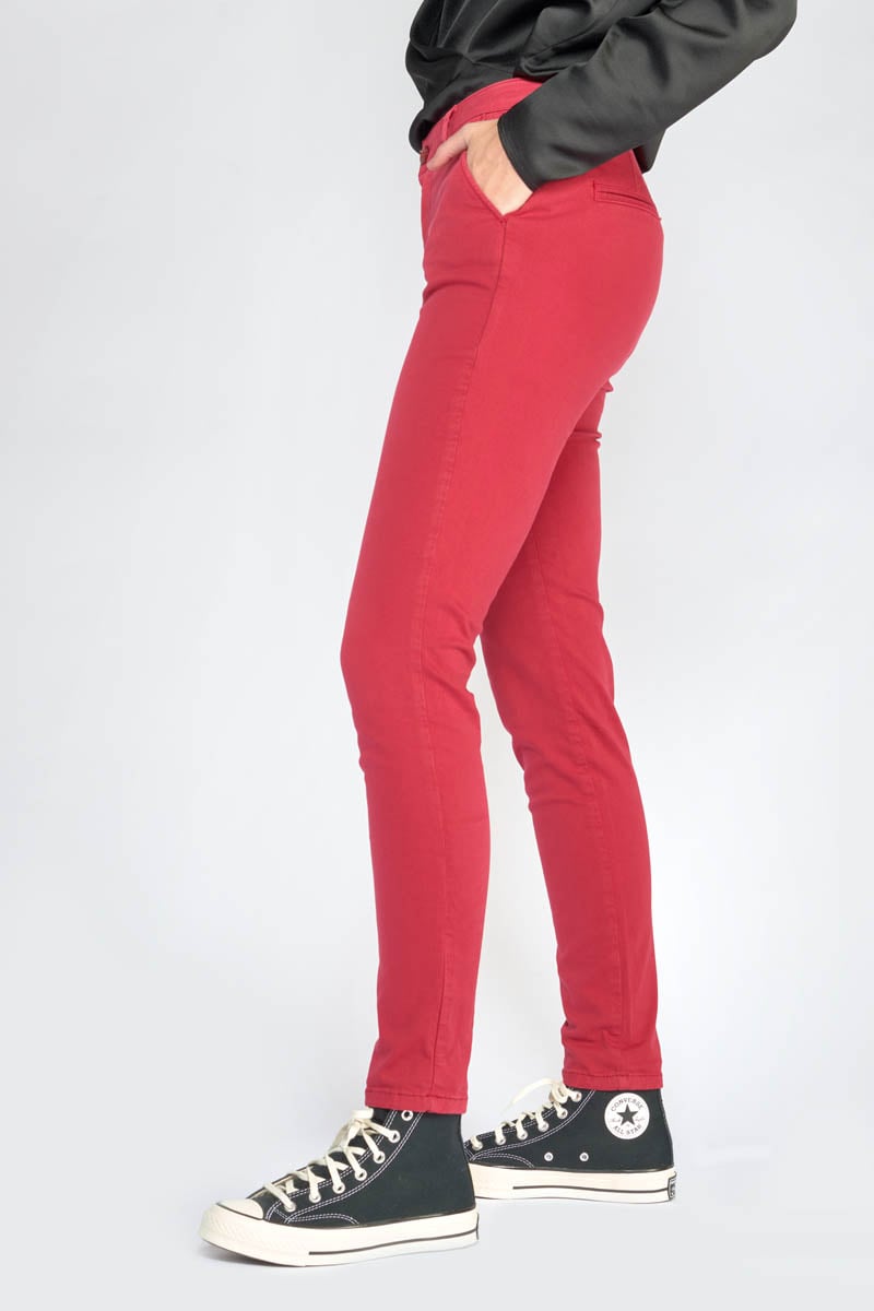 Pantalon Dyli2 rouge framboise
