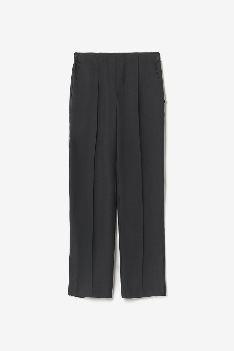 Pantalon Rosaly noir à fentes