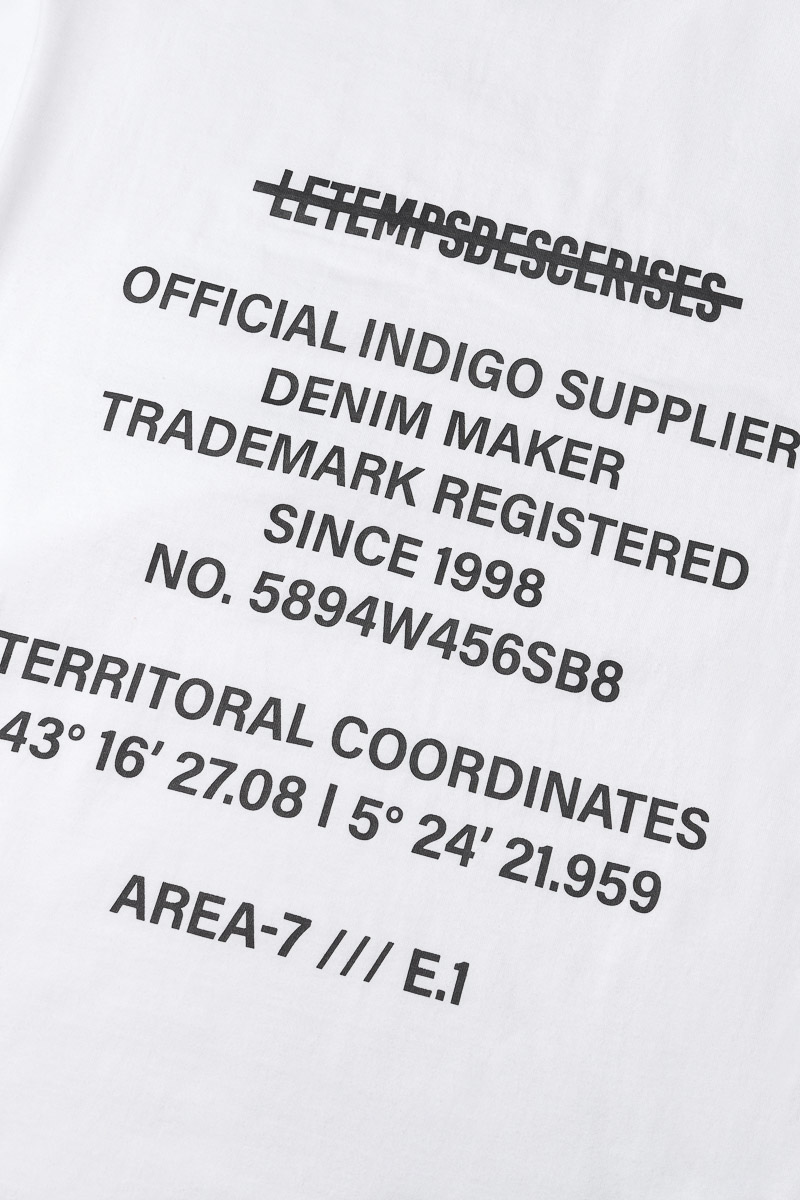 T-shirt Zabrabo blanc imprimé