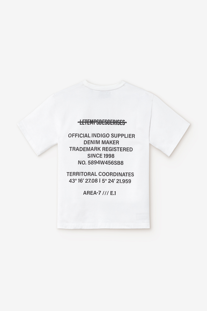 T-shirt Zabrabo blanc imprimé