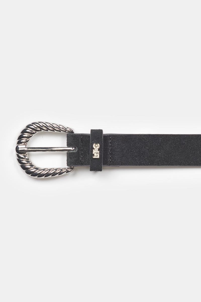 Ceinture Smara en cuir noir