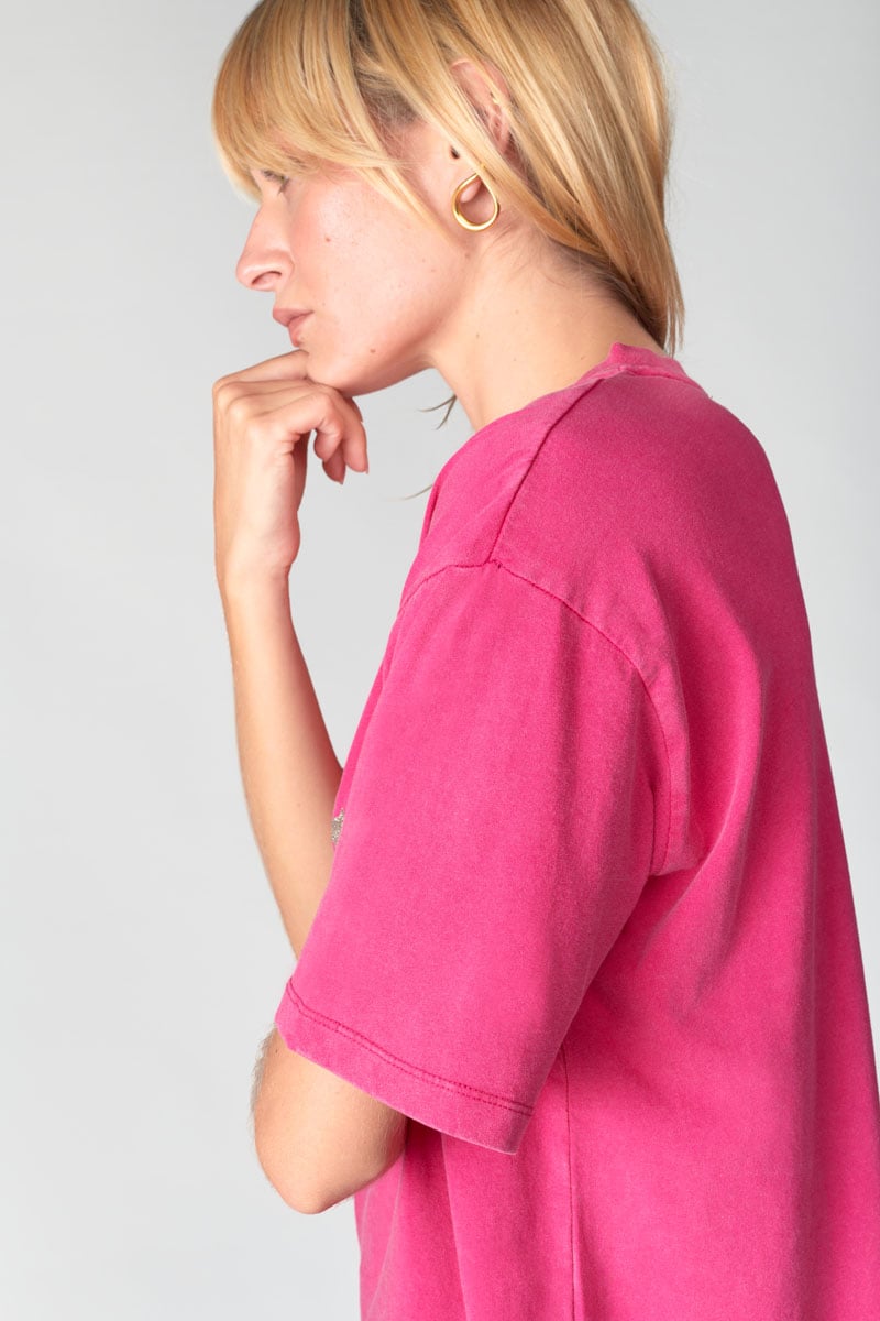 Fuchsia Cassio t-shirt