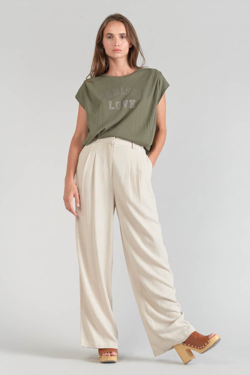 Khaki Coxy top