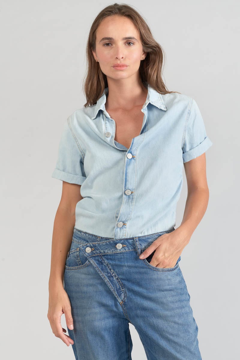 Blue denim Cozette jumpsuit