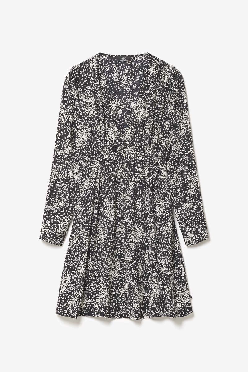 Black and white floral Edwina dress