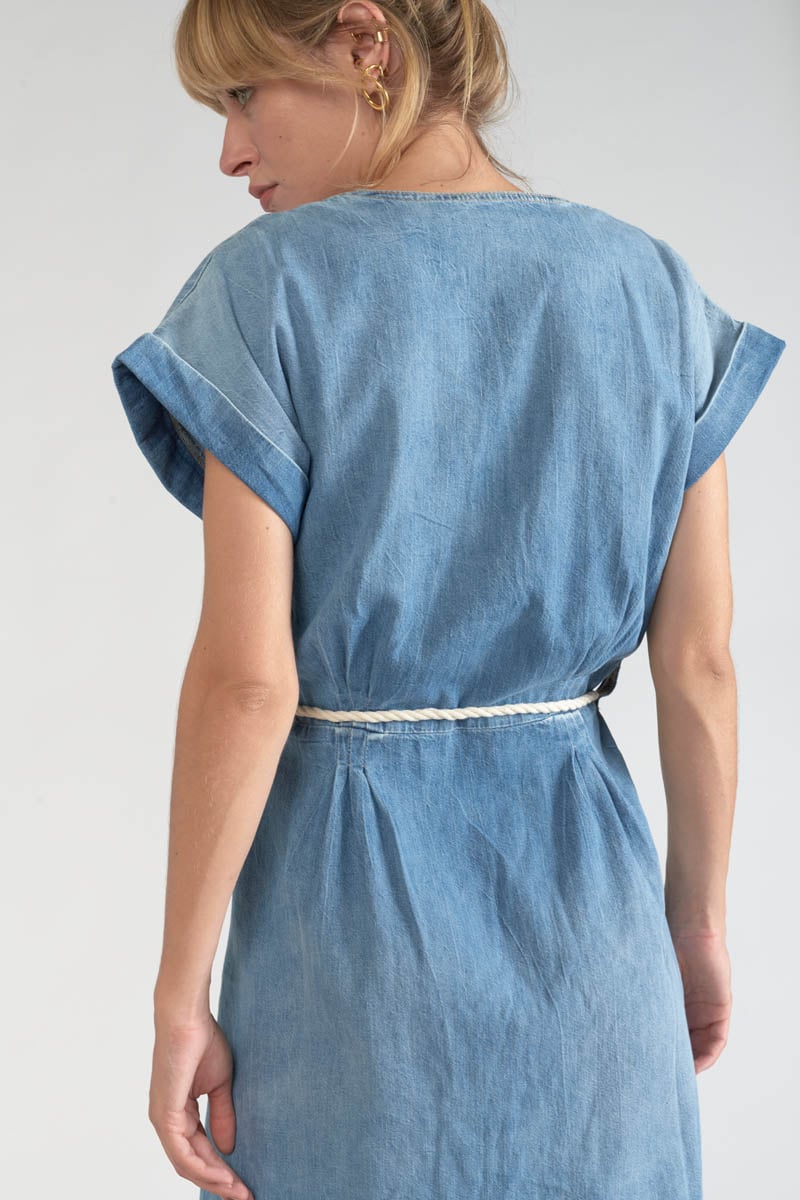 Blue denim Eourres dress