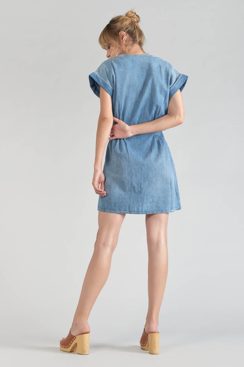 Blue denim Eourres dress