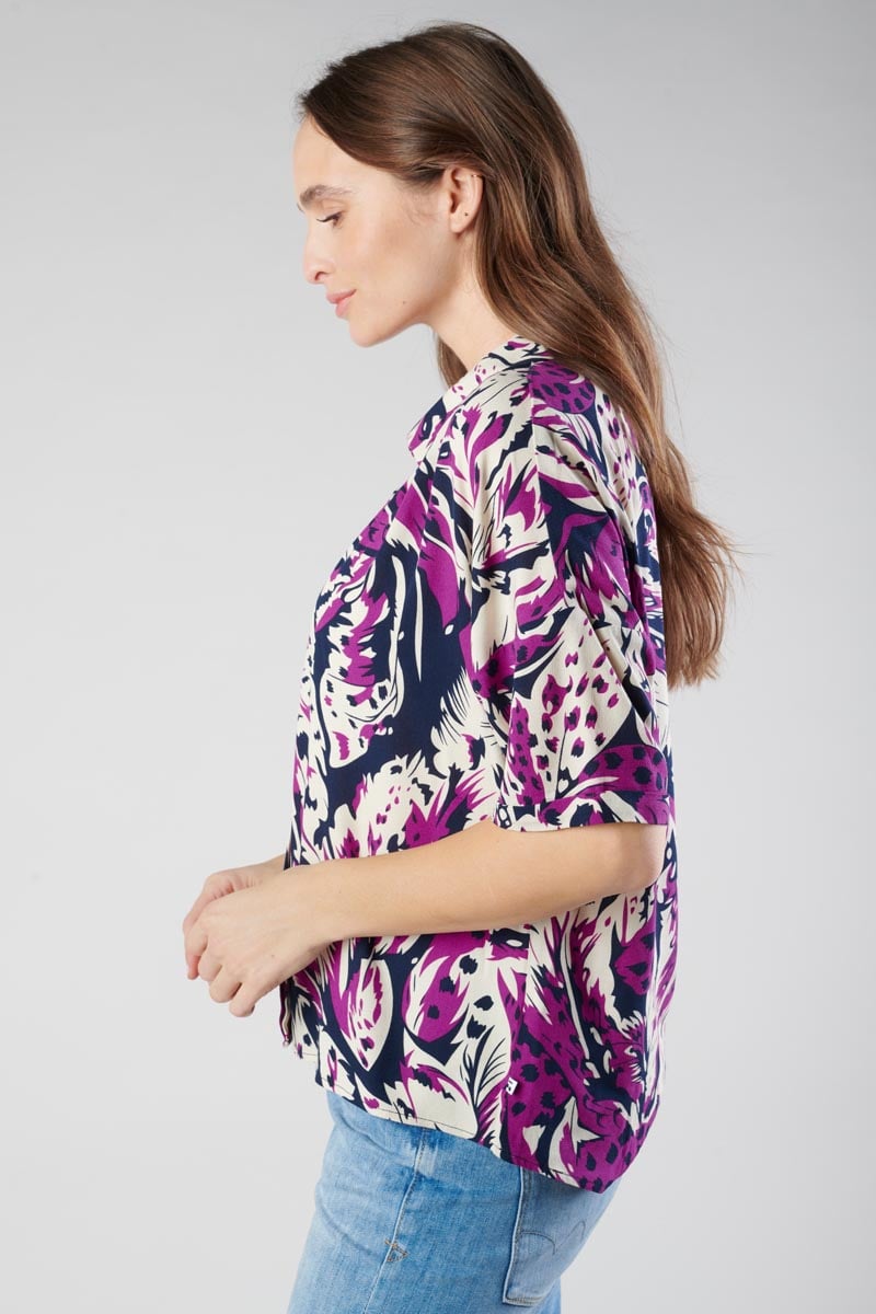 Clover jungle print Gabryel shirt