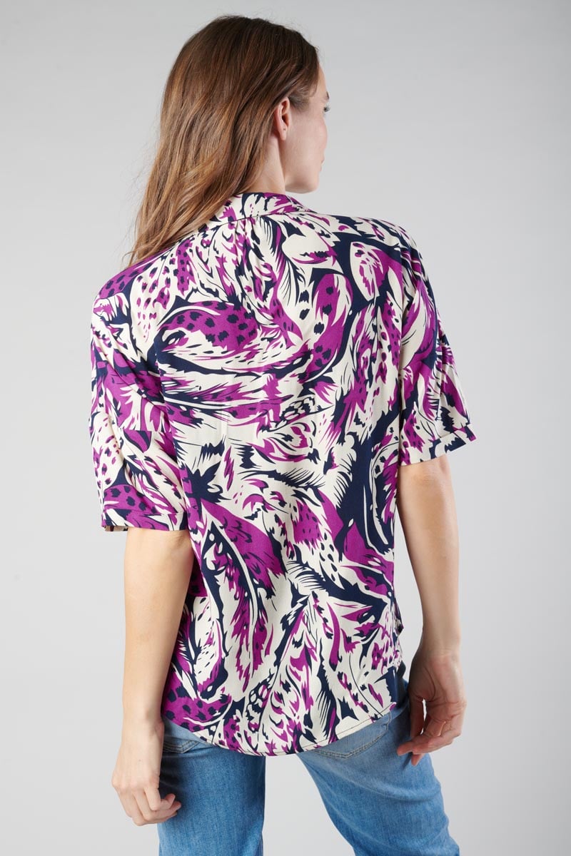 Clover jungle print Gabryel shirt