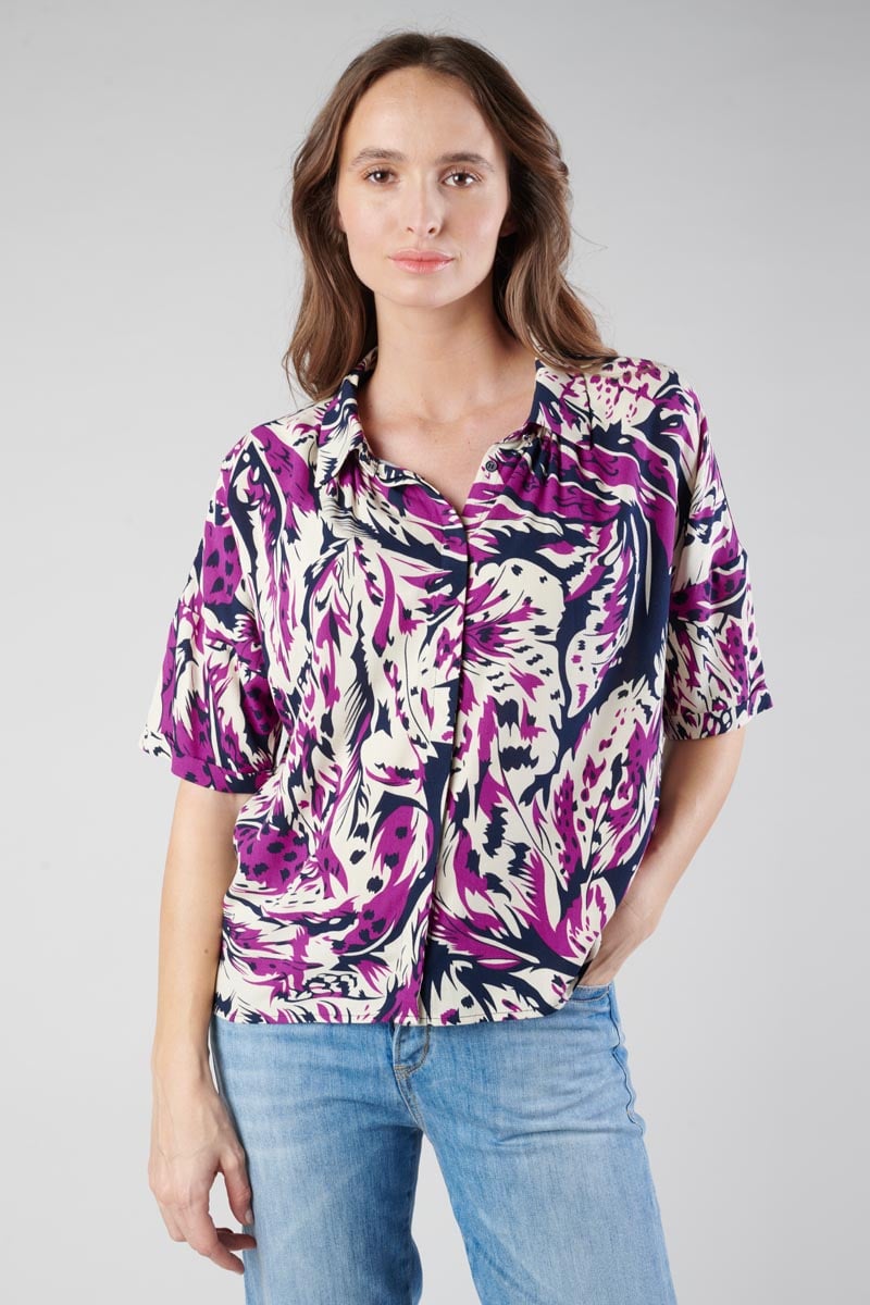 Clover jungle print Gabryel shirt