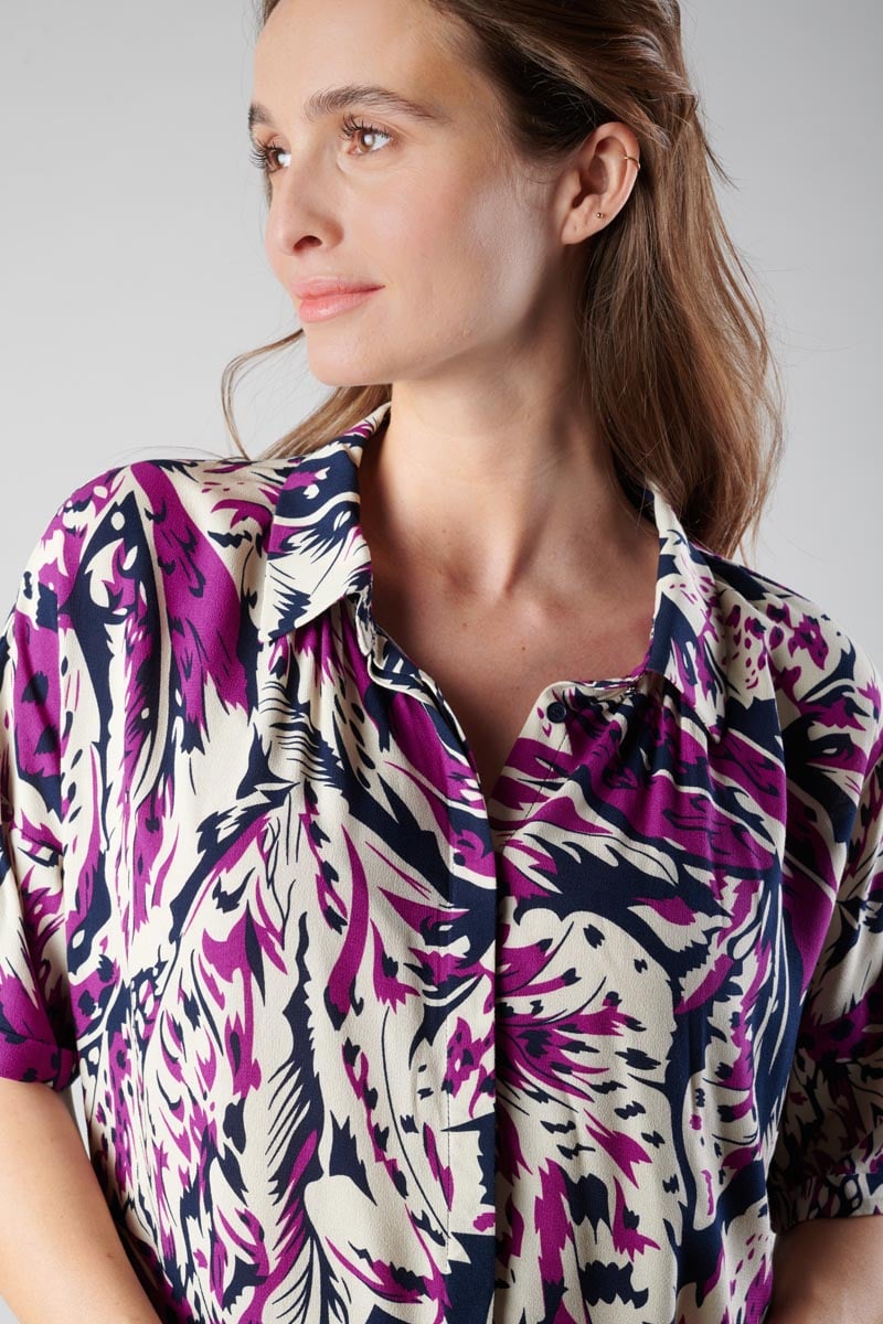 Clover jungle print Gabryel shirt