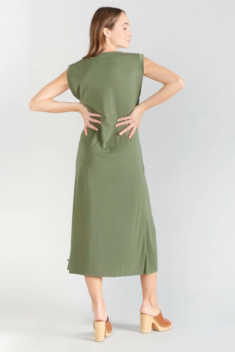 Khaki Gana maxi dress