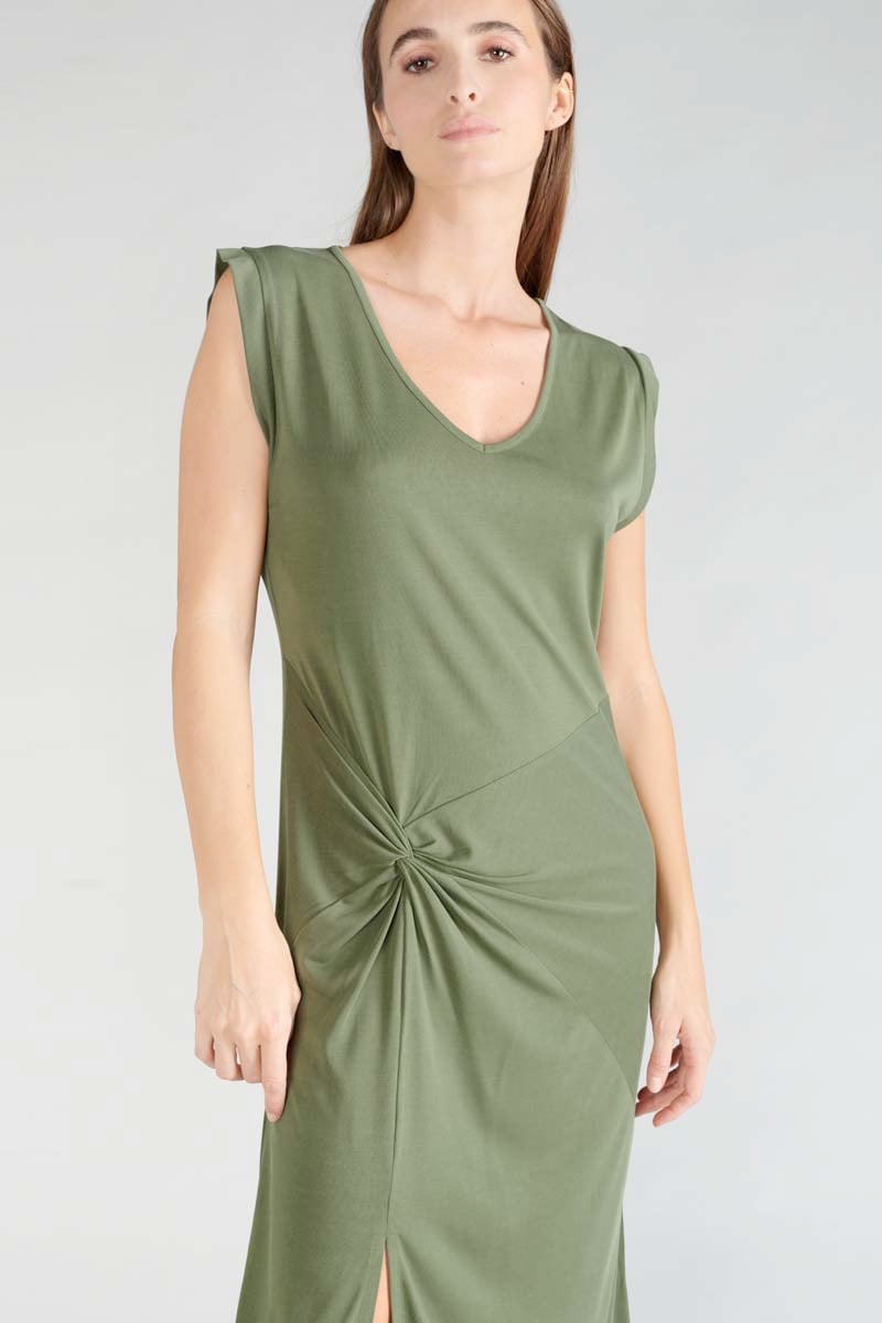 Khaki Gana maxi dress