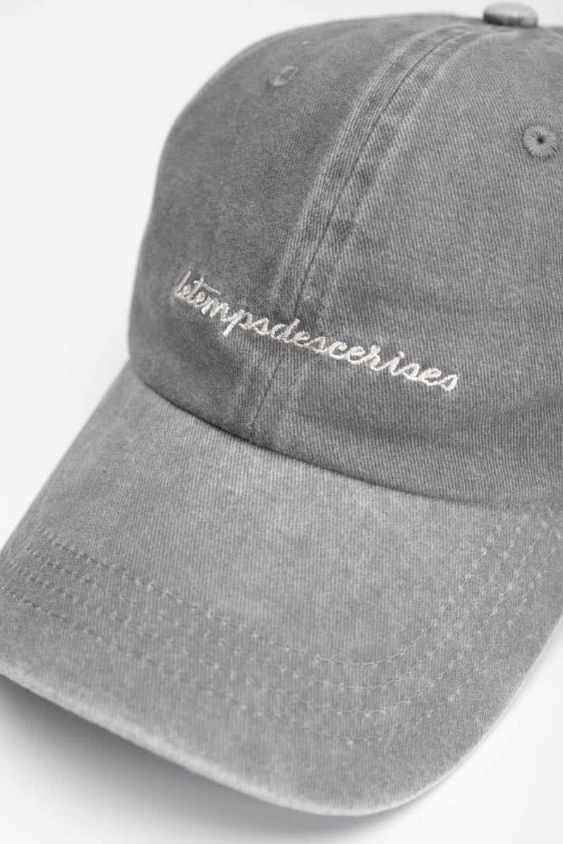 Casquette Meziane grise délavée