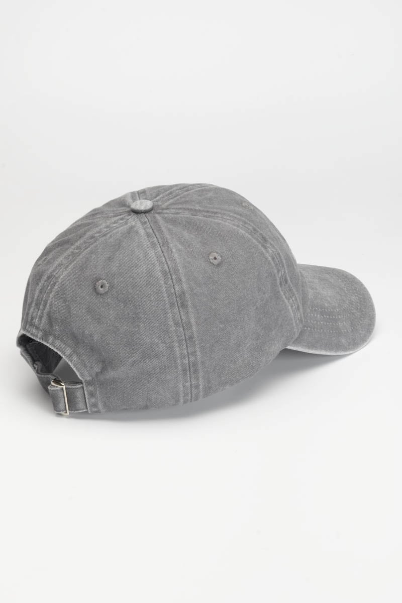 Casquette Meziane grise délavée