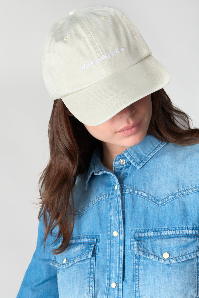 Casquette Meziane beige délavée