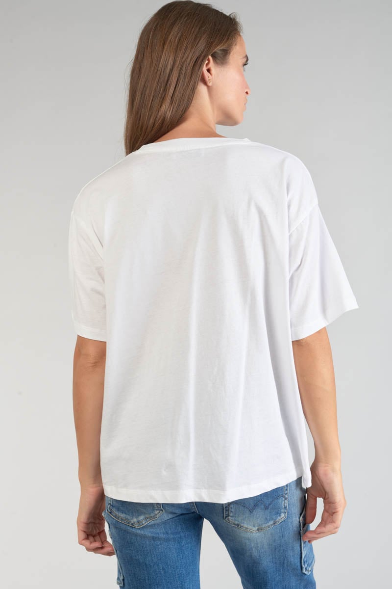 Printed white Moona t-shirt
